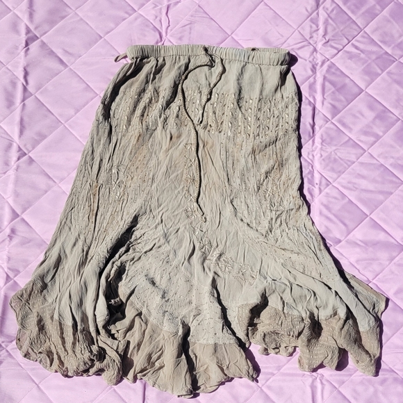 Matuvu asymmetrical midi skirt - Picture 1 of 4